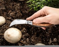 Záhradný a hubársky nôž kosákovitého tvaru