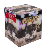 Zásobník na panáky so 6 pohárikmi