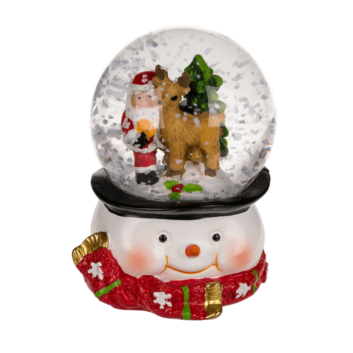 Snehová guľa - Mikuláš so sobom