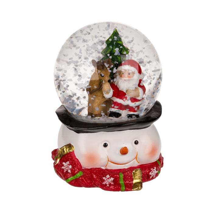 Snehová guľa - Mikuláš so sobom