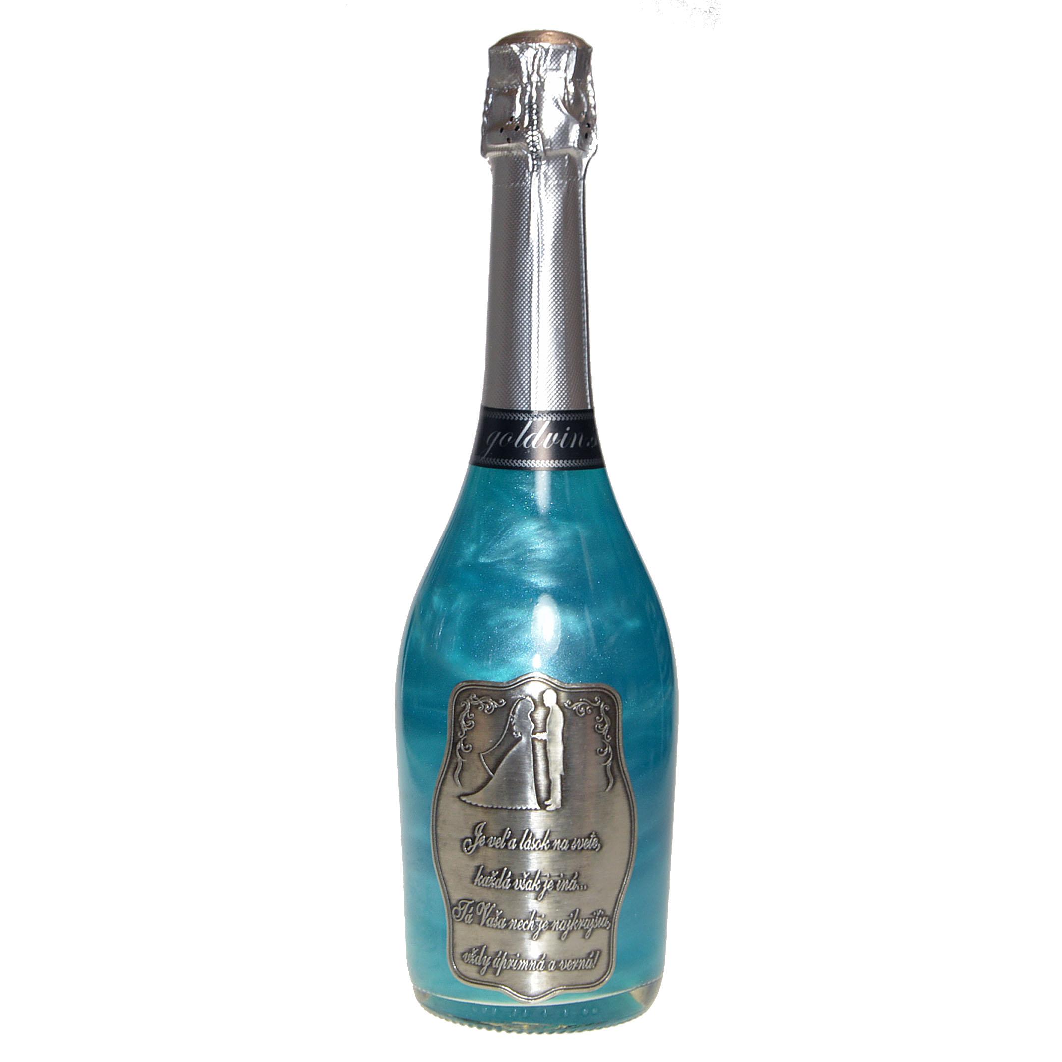 Perlové šampanské GHOST modré - Svadobné