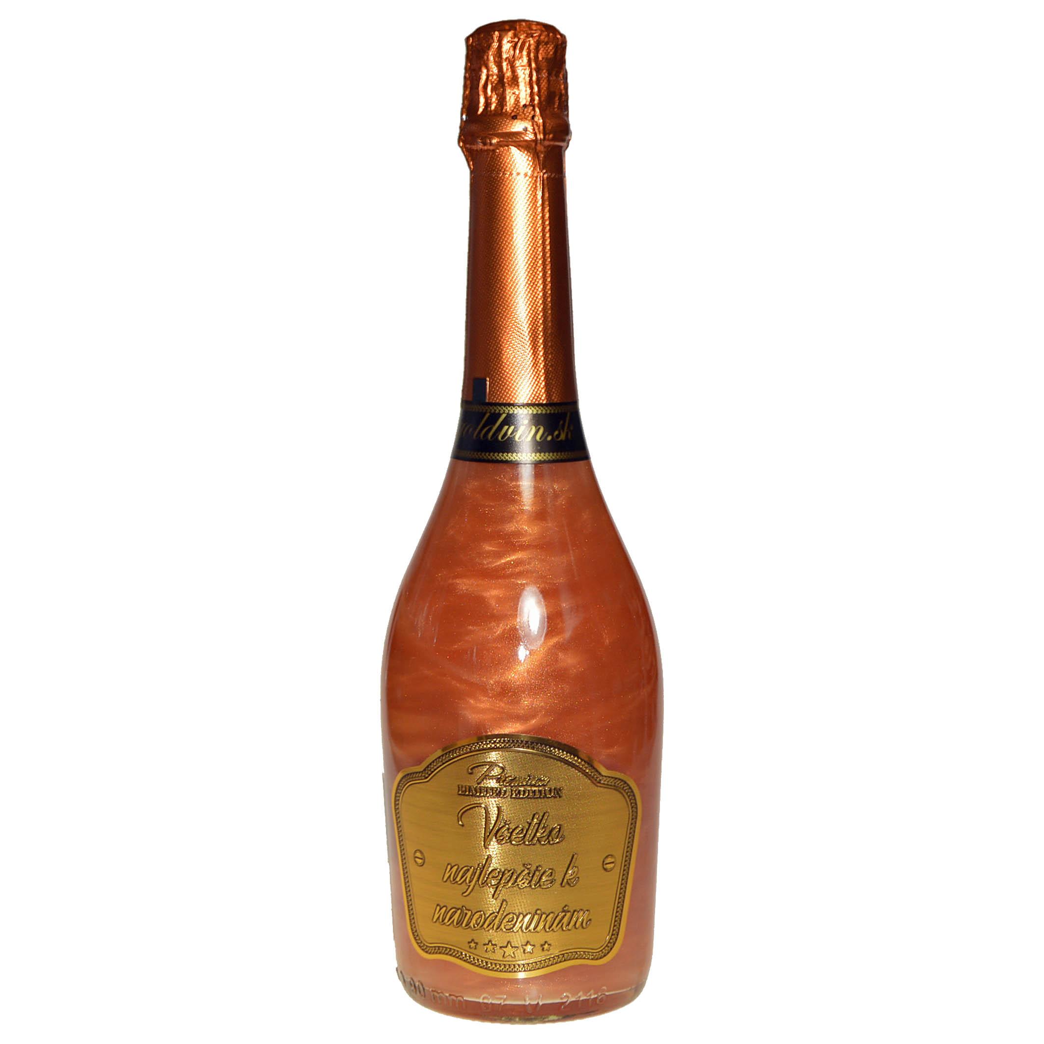 Perlové šampanské GHOST bronzové - Všetko najlepšie k narodeninám