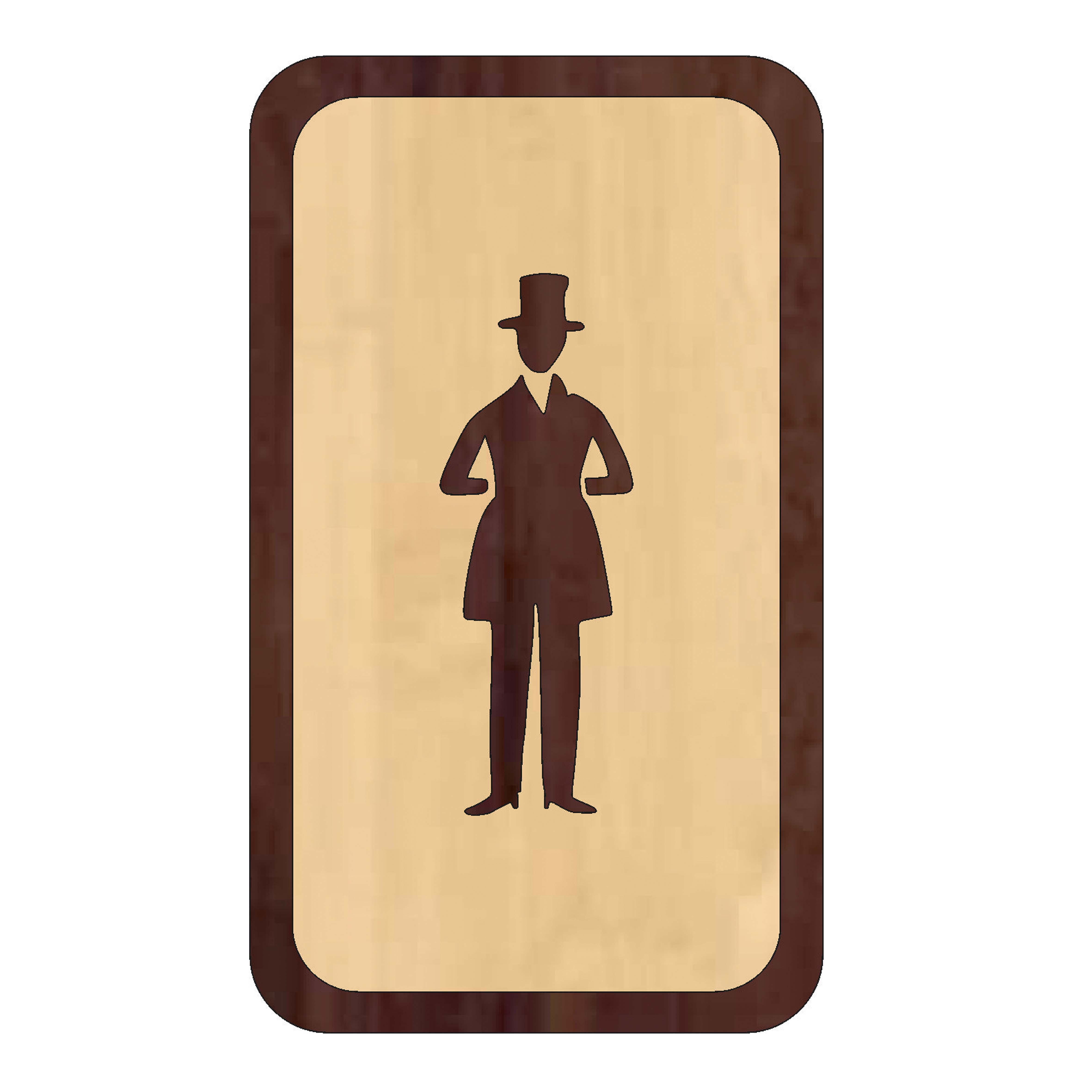 Tabuľka na dvere - Muži