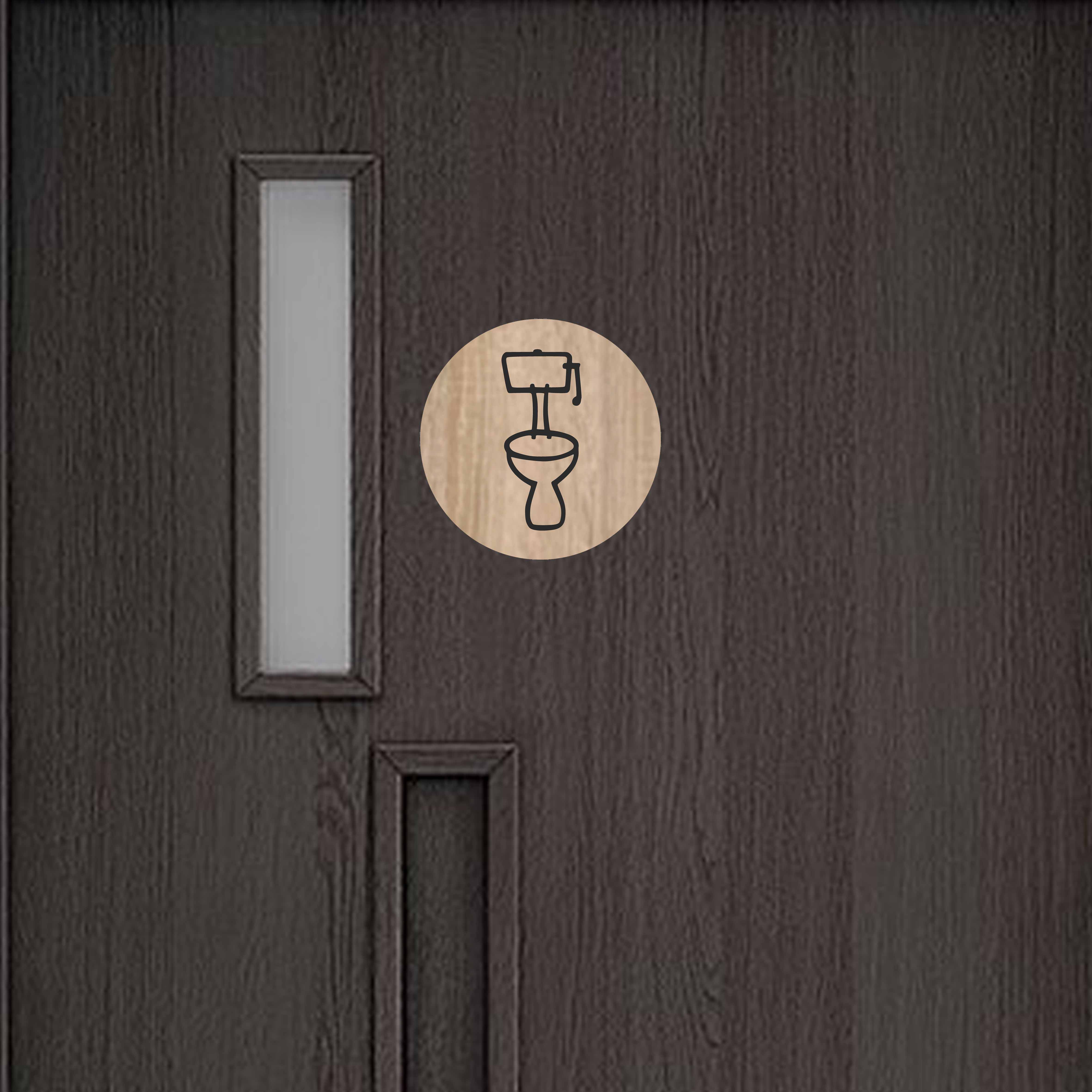 Tabuľka na dvere - WC