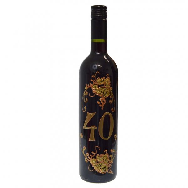 Víno červené - K 40. narodeninám 0,75L