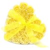 Sada 24 Mydlových Kvetov - Žltá Ruža