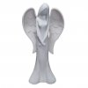 Keramický anjel biely 75 cm