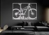 Trojdielny obraz na stenu - Bicykel
