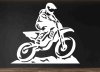 Drevený obraz na stenu - MotoCross