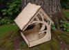 Drevená búdka pre vtáky