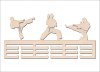 Vešiak na medaily - Karate