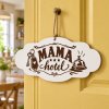 Drevená tabuľka na zavesenie – Mama hotel