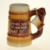 Pivový pohár + štamperlík - Kto chce dlho žiť, musí dobre pivko piť