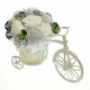 Mydlová Kytica bicykel - sivo biela