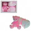 Medvedík s dekou - ružový