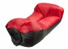 Samonafukovacie lehátko Lazy Bag Sofa - čierno - červené 200 cm x 70 cm