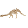 Prírodné drevené 3D puzzle - Dinosaurus