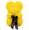 Medvedík z ruží - žltý 22 cm