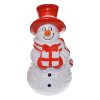 Záhradná postava - Snehuliak s darčekom