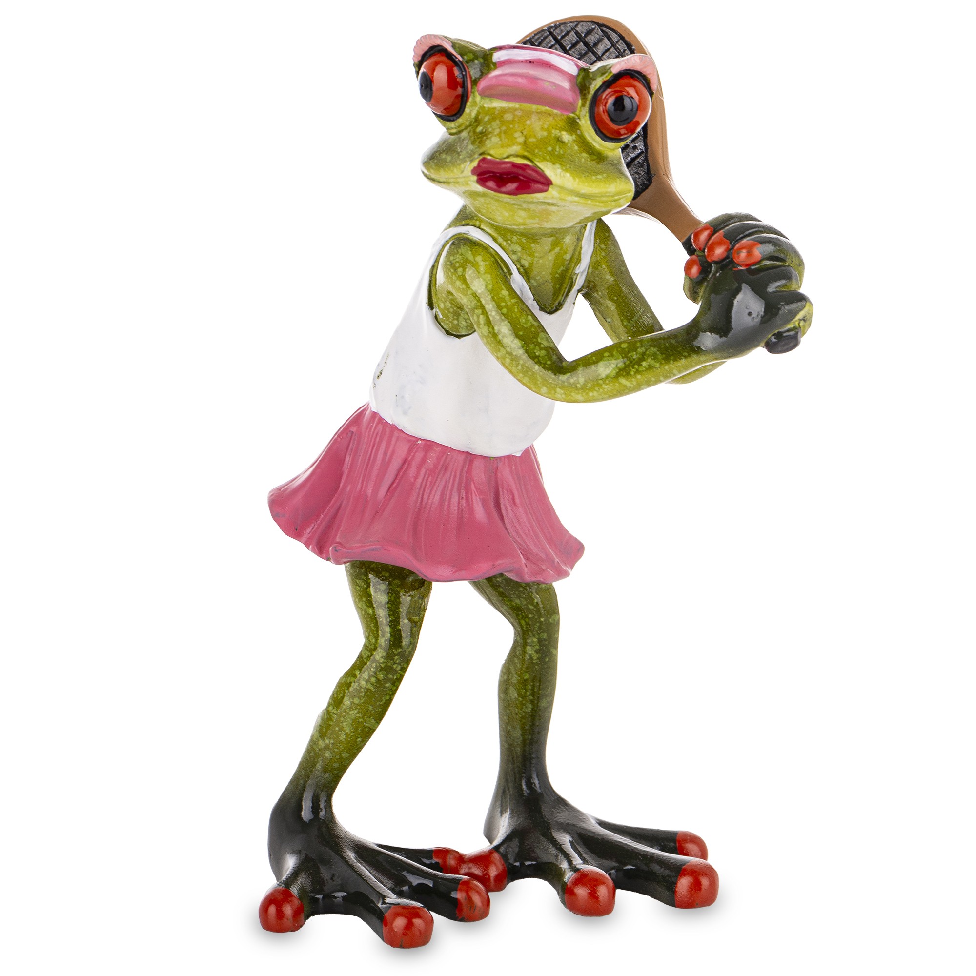 Keramická žabka – športová tenistka