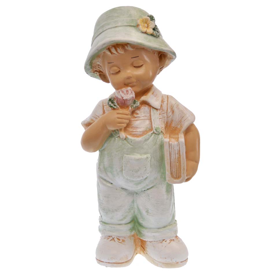Záhradná dekorácia - chlapec 34 cm